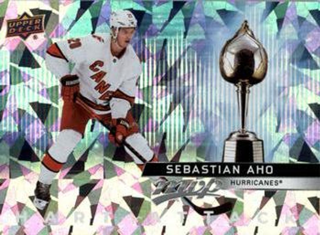 Sebastian Aho 2021 Upper Deck MVP #HA-17 Hart Attack RAW