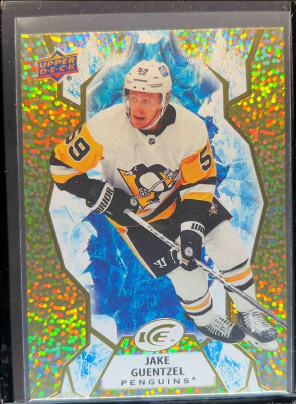 Jake Guentzel 2021 Upper Deck Ice #5 Gold /25 RAW