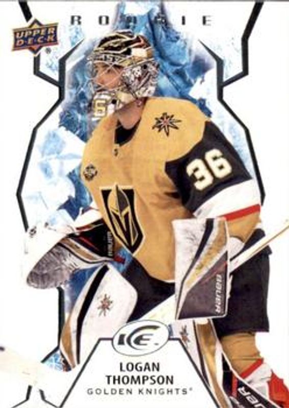 Logan Thompson 2021 Upper Deck Ice #131 Base /999 Rookie RAW