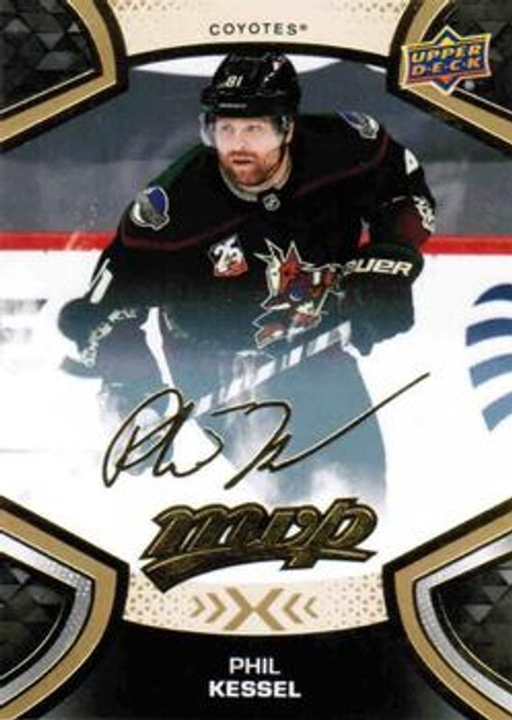 Phil Kessel 2021 Upper Deck MVP #181 Gold Script RAW