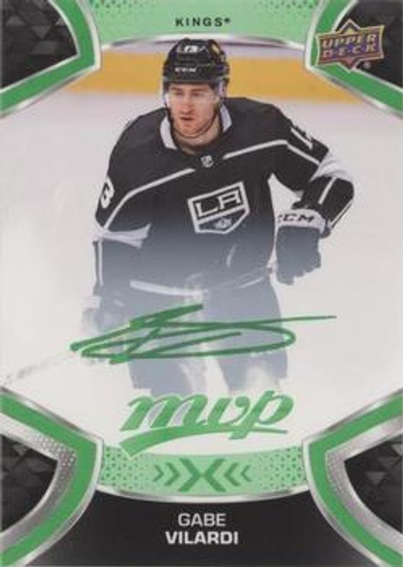 Gabe Vilardi 2021 Upper Deck MVP #35 Green Script RAW