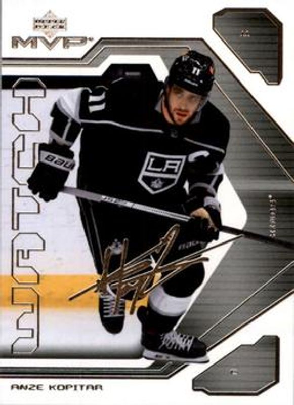 Anze Kopitar 2021 Upper Deck MVP #24 20th Anniversary RAW