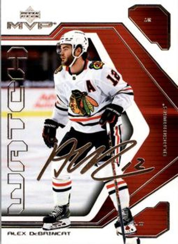 Alex DeBrincat 2021 Upper Deck MVP #39 20th Anniversary RAW