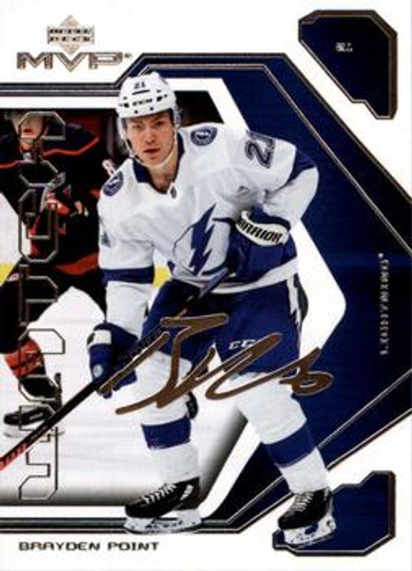 Brayden Point 2021 Upper Deck MVP #34 20th Anniversary RAW