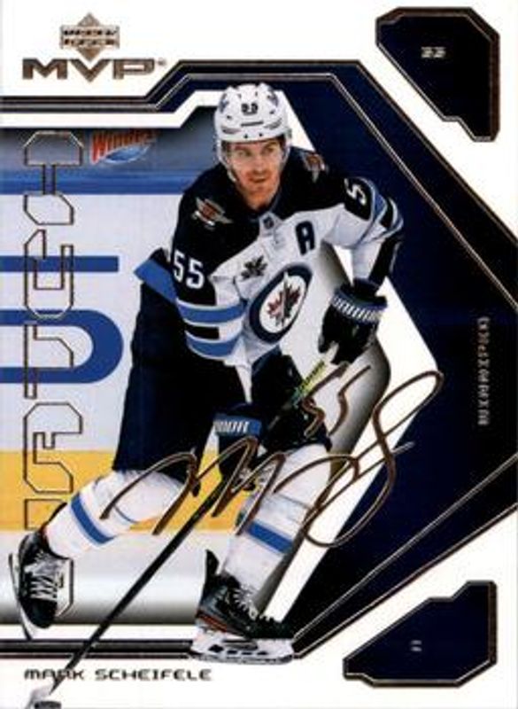 Mark Scheifele 2021 Upper Deck MVP #22 20th Anniversary RAW