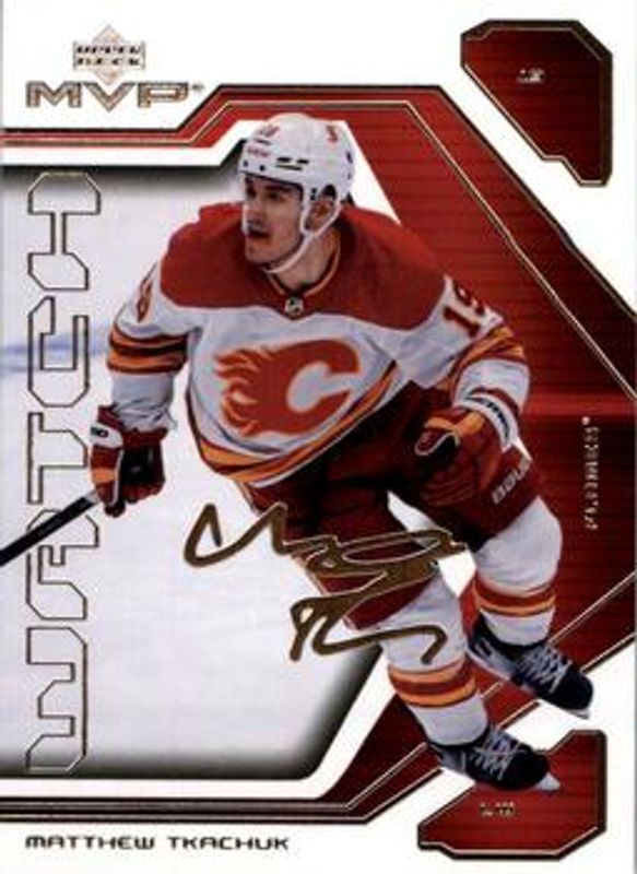 Matthew Tkachuk 2021 Upper Deck MVP #59 20th Anniversary RAW