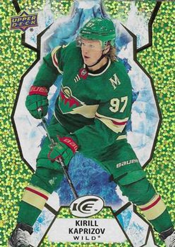 Kirill Kaprizov 2021 Upper Deck Ice #18 Green /799 RAW