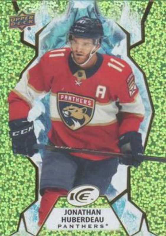Jonathan Huberdeau 2021 Upper Deck Ice #69 Green /799 RAW