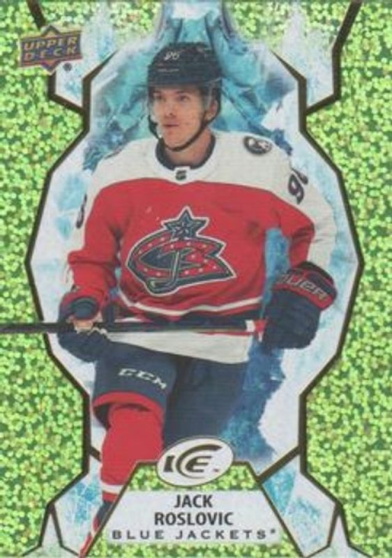 Jack Roslovic 2021 Upper Deck Ice #72 Green /799 RAW