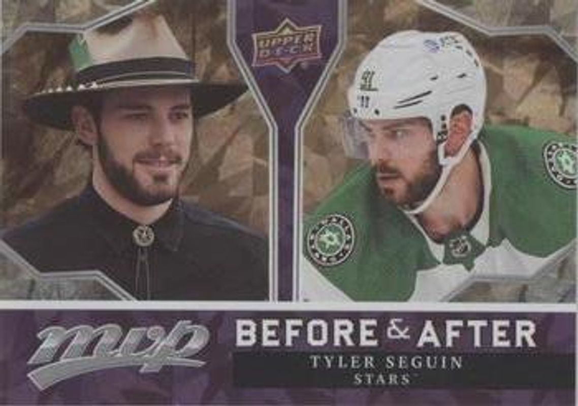 Tyler Seguin 2021 Upper Deck MVP #BA-3 Before & After - Gold RAW
