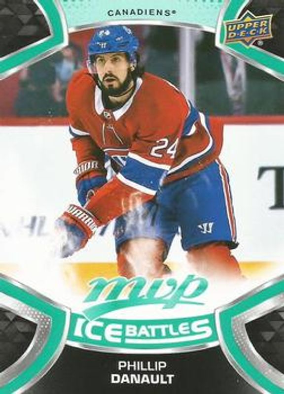 Phillip Danault 2021 Upper Deck MVP #142 Ice Battles RAW