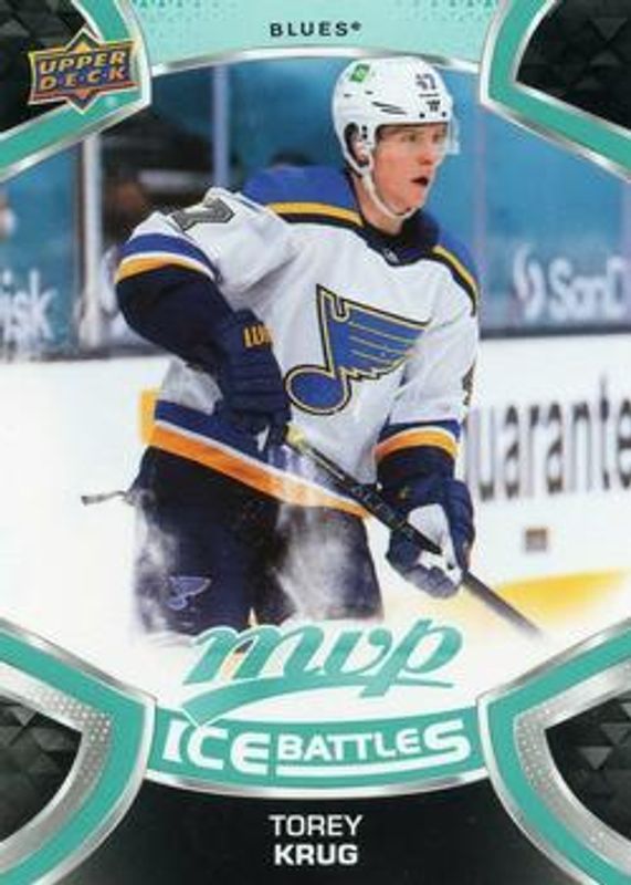 Torey Krug 2021 Upper Deck MVP #47 Ice Battles RAW