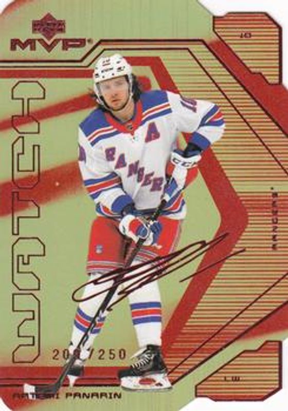 Artemi Panarin 2021 Upper Deck MVP #15 Colors & Contours /250 RAW