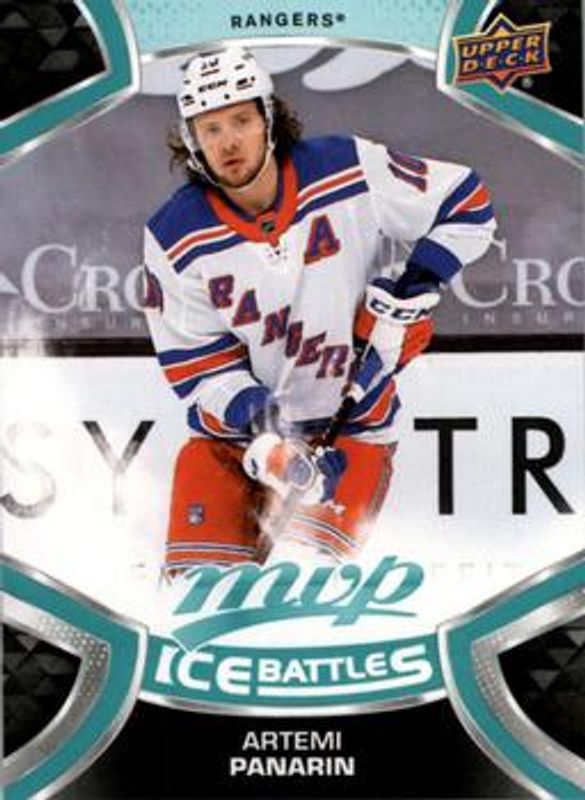 Artemi Panarin 2021 Upper Deck MVP #136 Ice Battles RAW