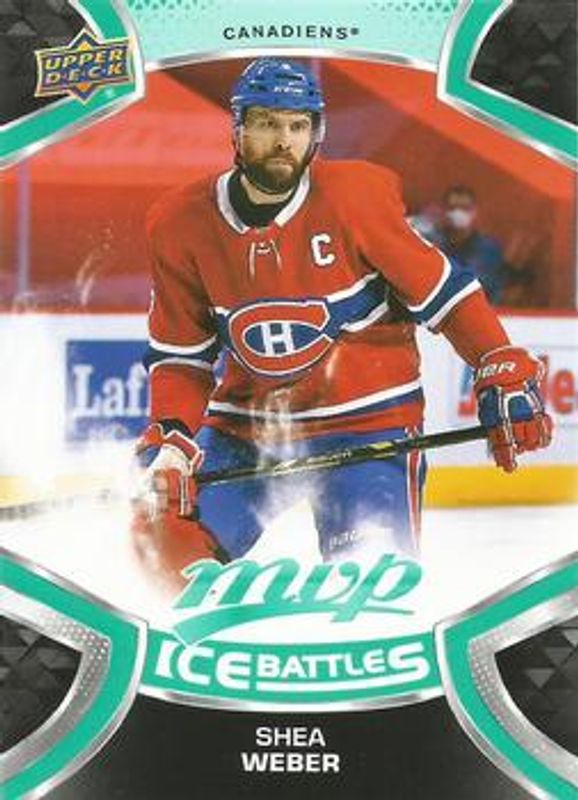 Shea Weber 2021 Upper Deck MVP #106 Ice Battles RAW