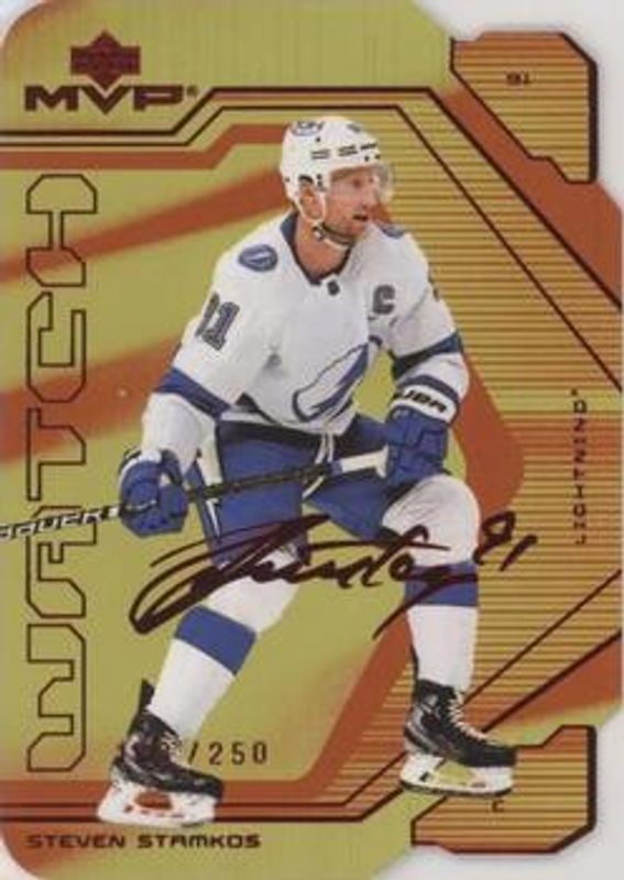 Steven Stamkos 2021 Upper Deck MVP #12 Colors & Contours /250 RAW