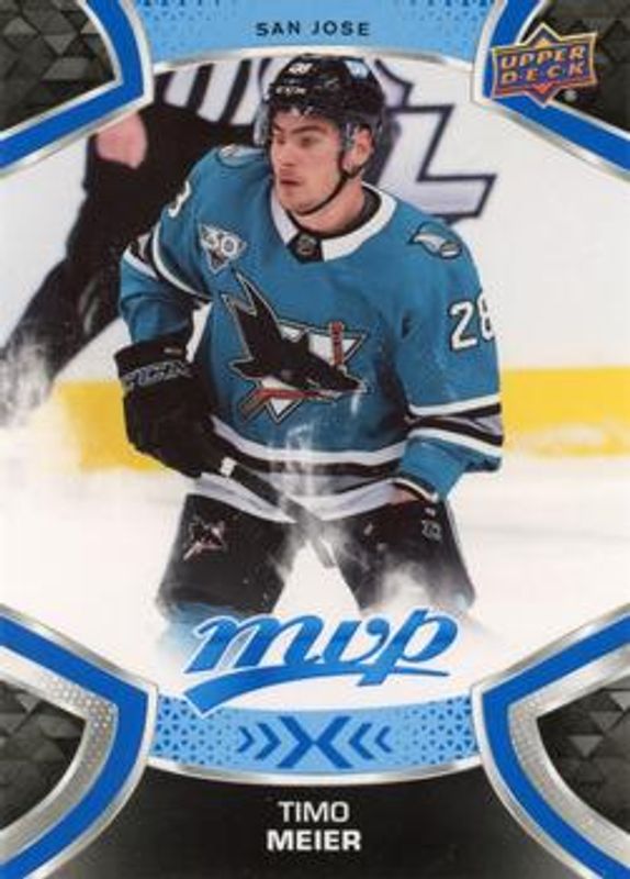 Timo Meier 2021 Upper Deck MVP #139 Blue RAW