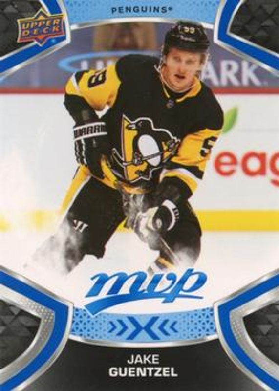 Jake Guentzel 2021 Upper Deck MVP #203 Blue RAW