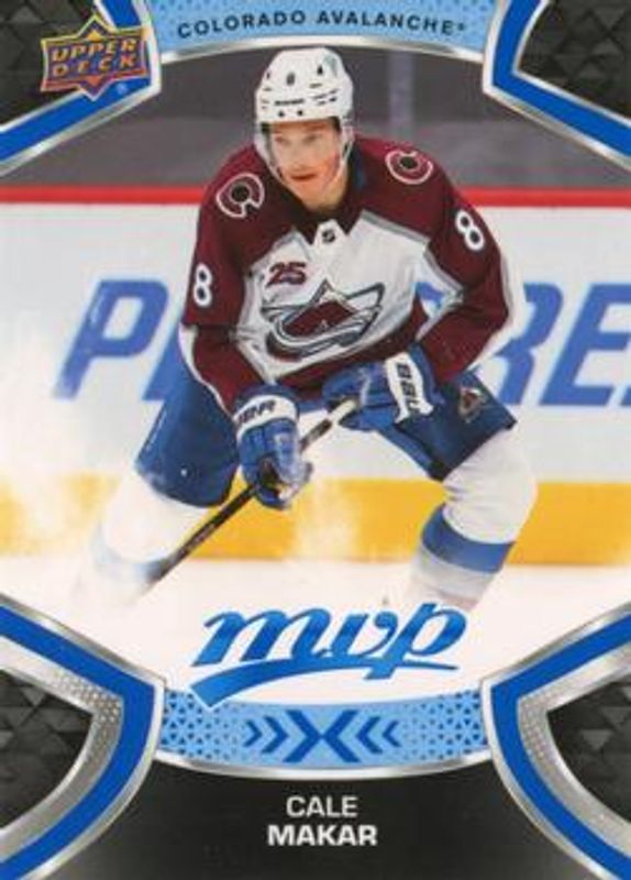 Cale Makar 2021 Upper Deck MVP #208 Blue RAW