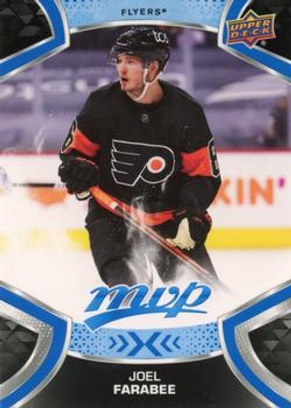 Joel Farabee 2021 Upper Deck MVP #84 Blue RAW