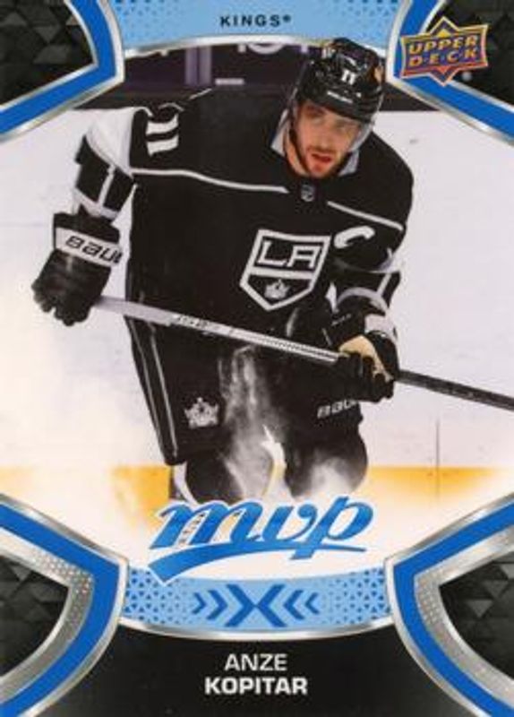 Anze Kopitar 2021 Upper Deck MVP #11 Blue RAW