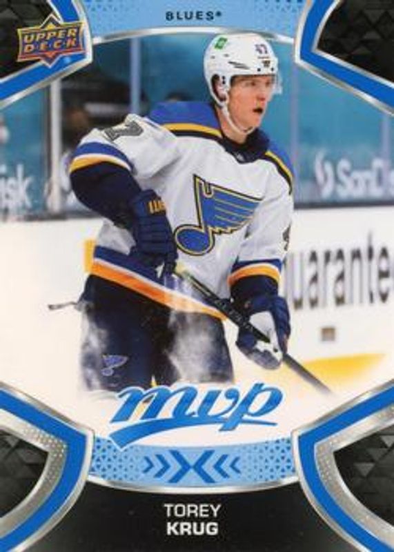 Torey Krug 2021 Upper Deck MVP #47 Blue RAW