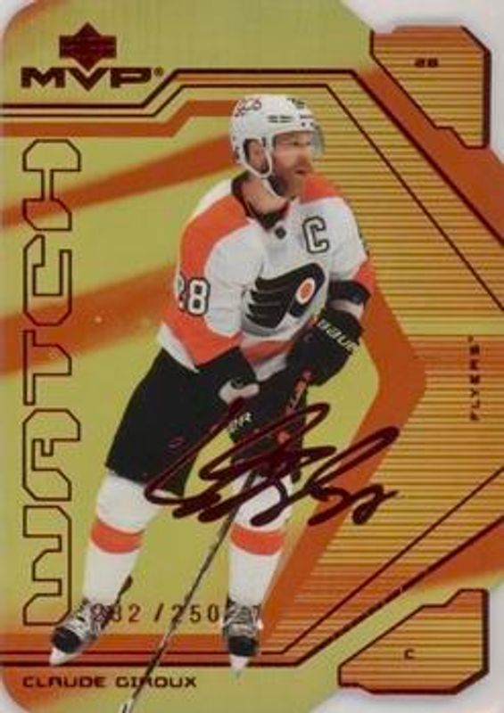 Claude Giroux 2021 Upper Deck MVP #93 Colors & Contours /250 RAW