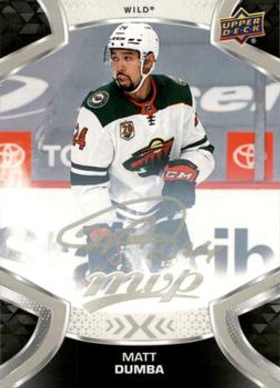 Matt Dumba 2021 Upper Deck MVP #124 Silver Script RAW
