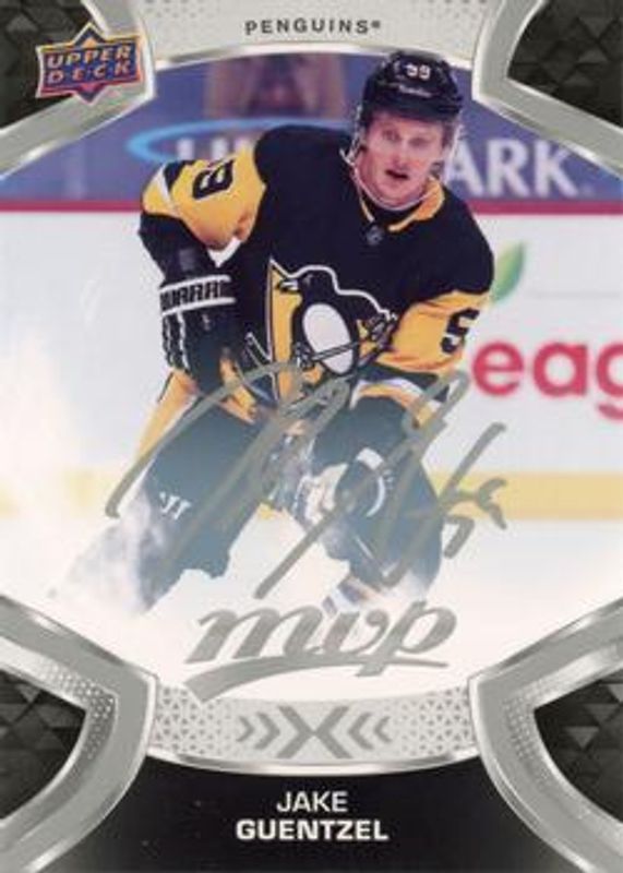 Jake Guentzel 2021 Upper Deck MVP #203 Silver Script RAW