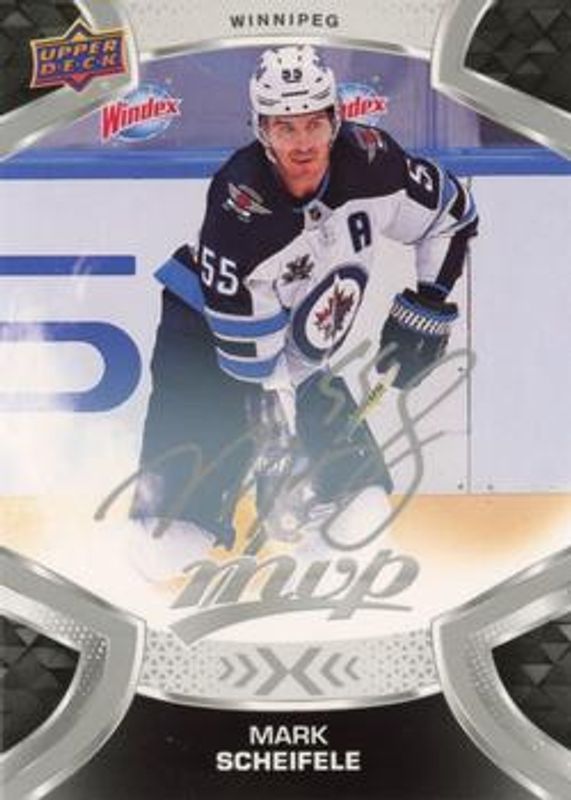 Mark Scheifele 2021 Upper Deck MVP #201 Silver Script RAW