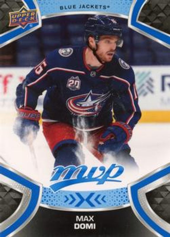 Max Domi 2021 Upper Deck MVP #102 Blue RAW