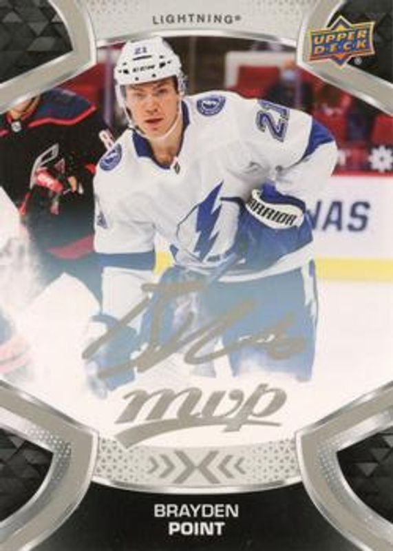 Brayden Point 2021 Upper Deck MVP #186 Silver Script RAW