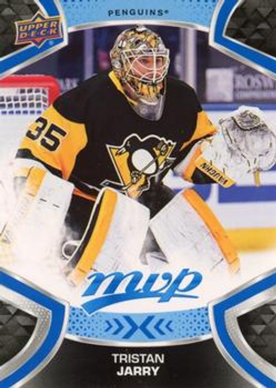 Tristan Jarry 2021 Upper Deck MVP #153 Blue RAW