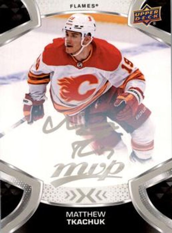 Matthew Tkachuk 2021 Upper Deck MVP #19 Silver Script RAW