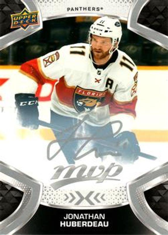 Jonathan Huberdeau 2021 Upper Deck MVP #187 Silver Script RAW