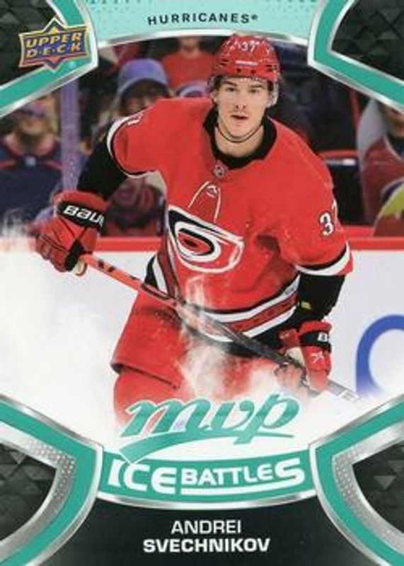 Andrei Svechnikov 2021 Upper Deck MVP #137 Ice Battles RAW