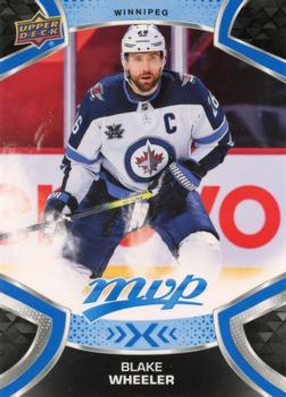 Blake Wheeler 2021 Upper Deck MVP #26 Blue RAW