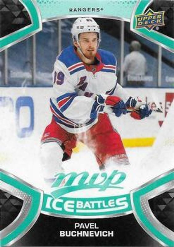 Pavel Buchnevich 2021 Upper Deck MVP #83 Ice Battles RAW