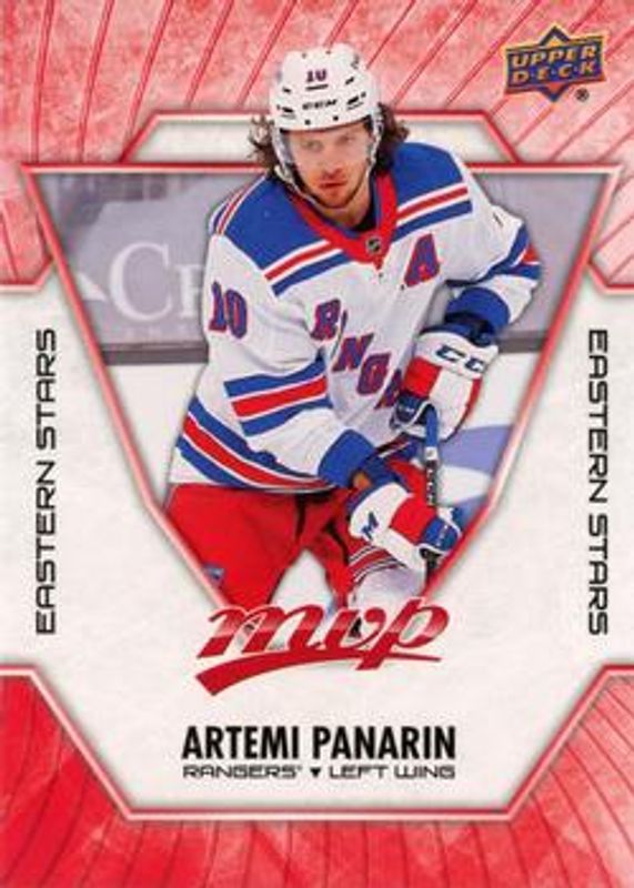 Artemi Panarin 2021 Upper Deck MVP #ES-5 Eastern Stars RAW