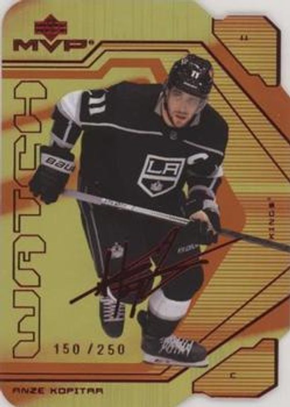 Anze Kopitar 2021 Upper Deck MVP #24 Colors & Contours /250 RAW