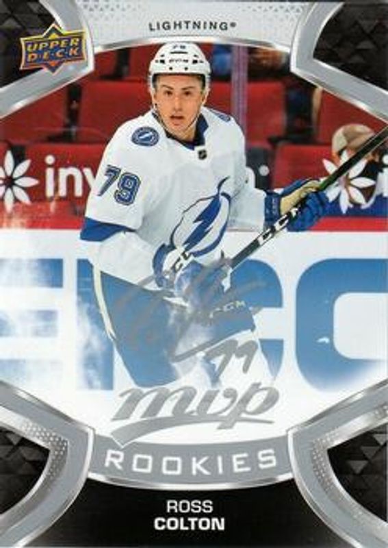 Ross Colton 2021 Upper Deck MVP #227 Silver Script Rookie RAW