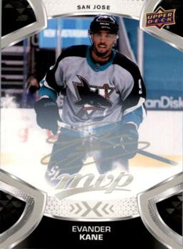 Evander Kane 2021 Upper Deck MVP #78 Silver Script RAW