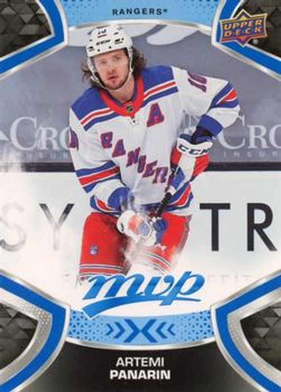 Artemi Panarin 2021 Upper Deck MVP #136 Blue RAW