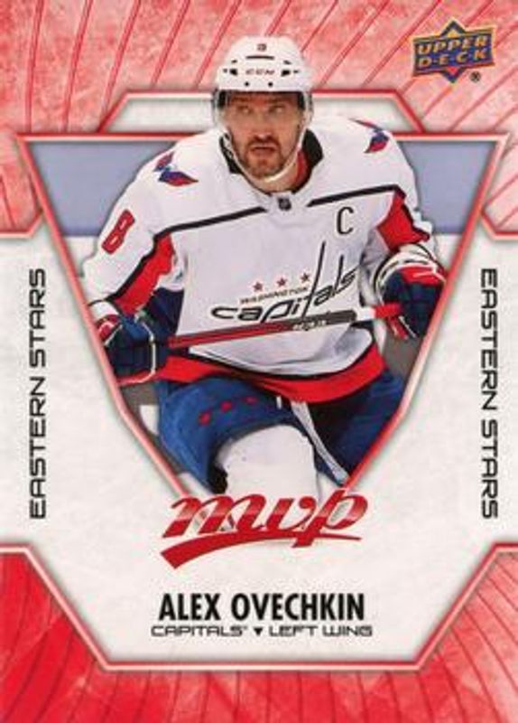 Alexander Ovechkin 2021 Upper Deck MVP #ES-3 Eastern Stars RAW