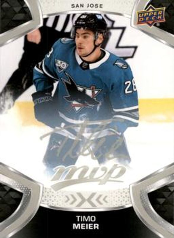 Timo Meier 2021 Upper Deck MVP #139 Silver Script RAW
