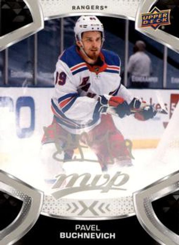 Pavel Buchnevich 2021 Upper Deck MVP #83 Silver Script RAW