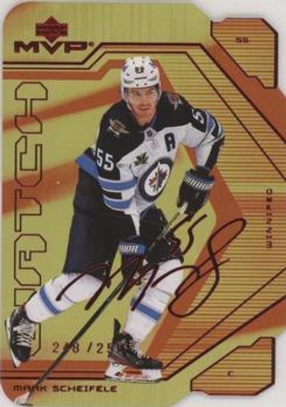 Mark Scheifele 2021 Upper Deck MVP #22 Colors & Contours /250 RAW