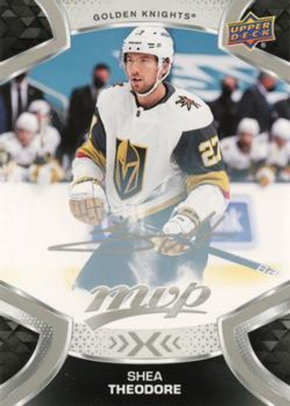 Shea Theodore 2021 Upper Deck MVP #127 Silver Script RAW