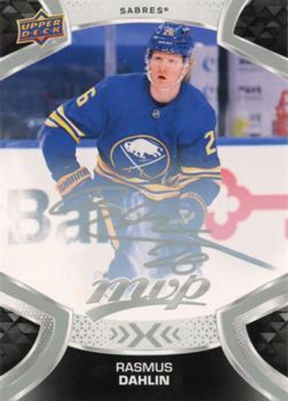 Rasmus Dahlin 2021 Upper Deck MVP #22 Silver Script RAW