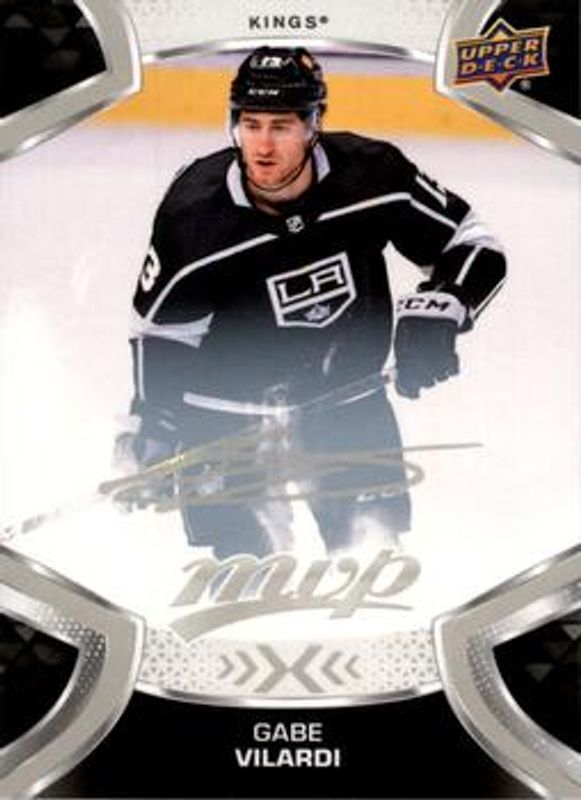 Gabe Vilardi 2021 Upper Deck MVP #35 Silver Script RAW